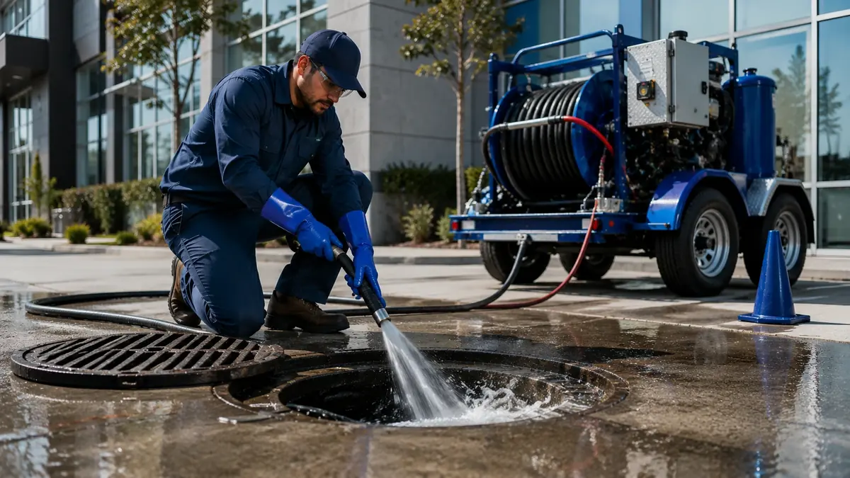 Commercial Hydro Jet Drain Cleaning in La Verne