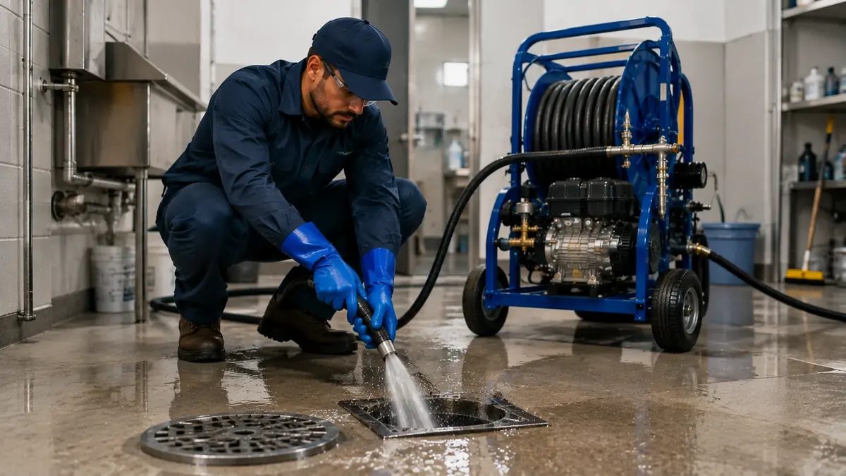 Floor Drain Hydro Jet Cleaning in La Verne