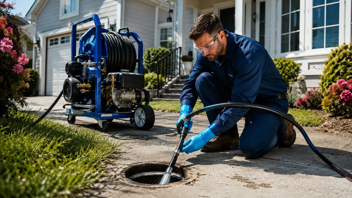 Residential Hydro Jet Drain Cleaning in La Verne